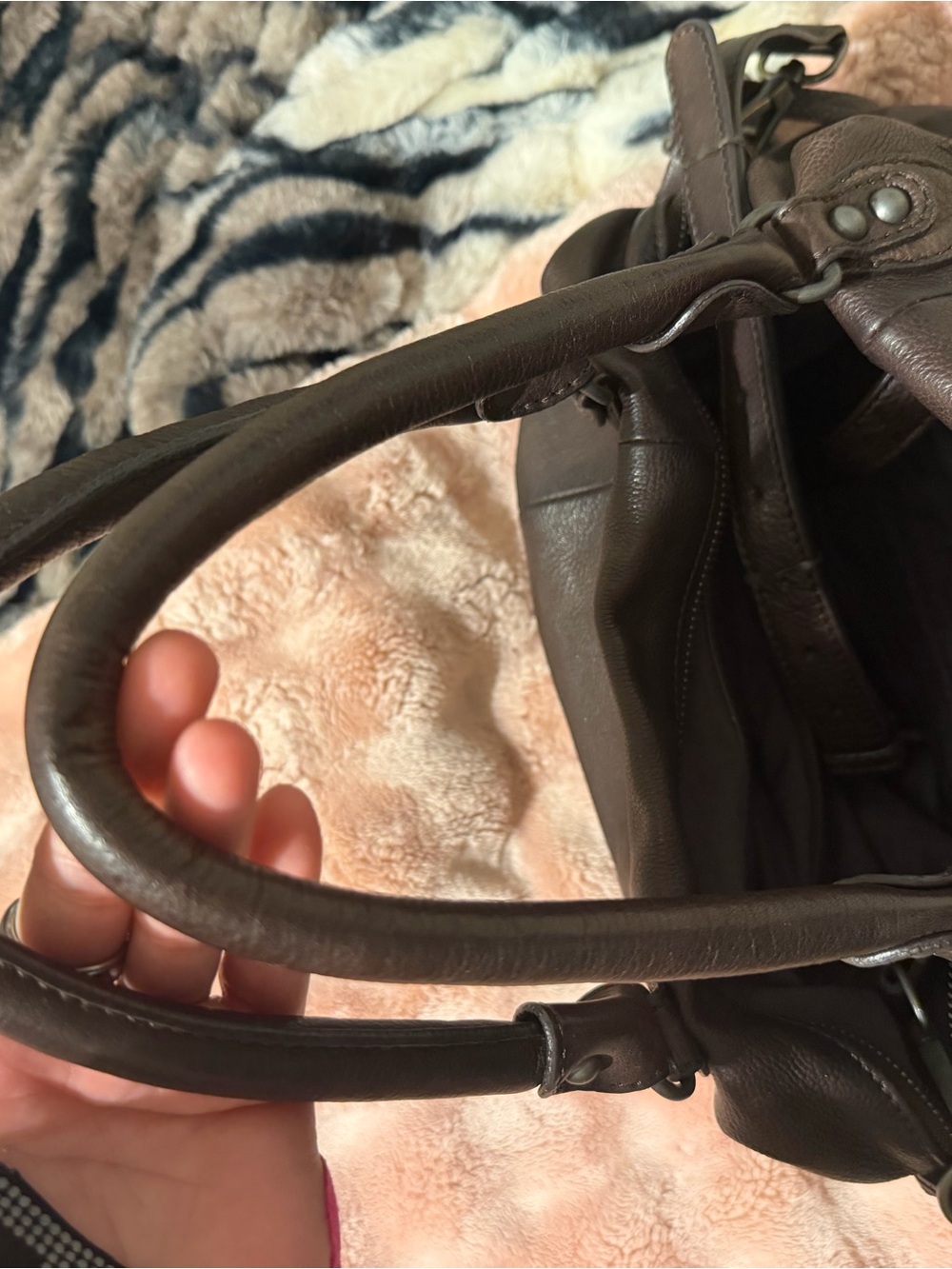 We The Free Bitter Bark Leather Satchel - Picture 3 of 7